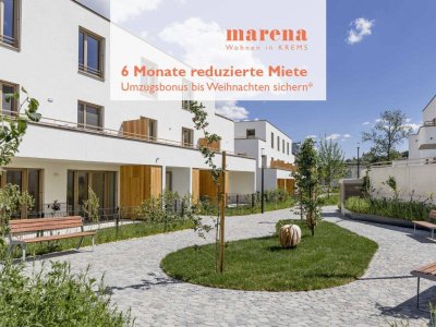 2-Zimmer Wohnung mit westseitiger Terrasse + Umzugsbonus: 6 Monate reduzierte Miete | marena – Wohnen in Krems Haus 75
