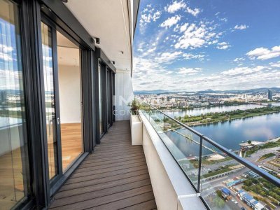 DANUBEFLATS: Premium Living - Edle 2-Zimmer-Wohnung in 40. Stock