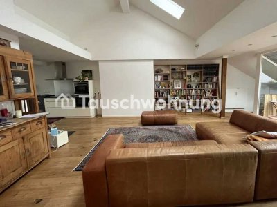 Tauschwohnung: Ausgebaute Loftwohnung mit Balkon