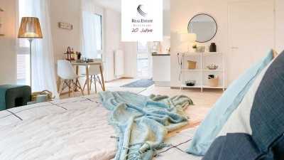 Jetzt wieder frei: Echterdingen (S-Bahn): Große 1-Zimmer-Wohnung möbliert 2. OG "DAS PLIENINGER!"