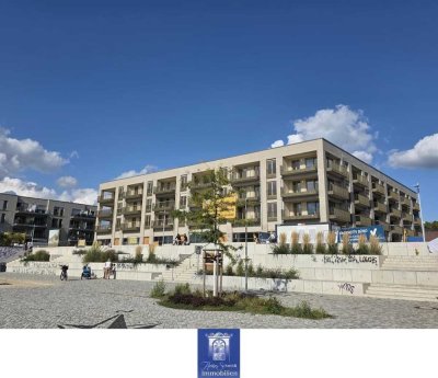 Wohnidylle mit zwei Balkonen an der Elbe! Moderne Etagenwohnung im Erstbezug!