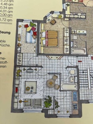 Helle 2-Raum-Wohnung in Köln-Sülz