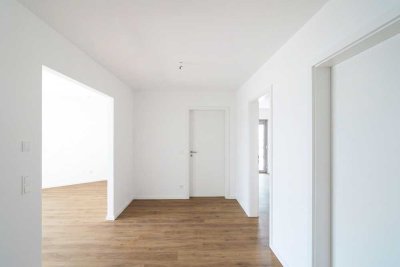 Licht, Luft und Lebensqualität! Großzügig, hell, mit Süd-West-Terrasse. KfW40-QNG-Neubau
