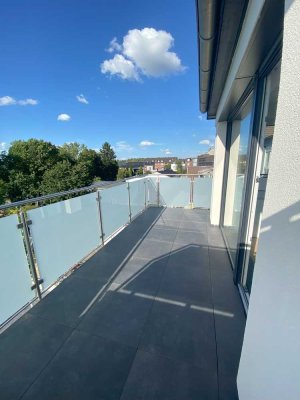 Erstbezug mit Balkon: stilvolle 3,5-Zimmer-DG-Wohnung in Aachen