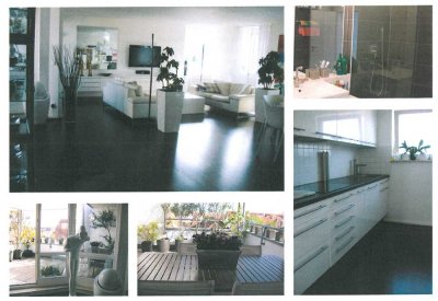 Stilvolle, gepflegte 2,5-Zimmer-Penthouse-Wohnung mit geh. Innenausstattung mit Balkon in Fellbach