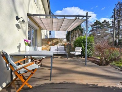 +++Ein Haus zum Verlieben+++ großzügige Doppelhaushälfte/mediterranes Flair/Werkstatt und Pavillion