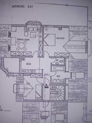Helle 3-Zimmer Dachgeschosswohnung in Aichach mit Balkon