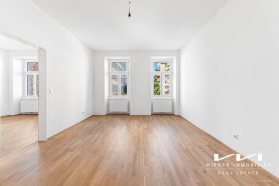 Perfekt geschnittene 2 Zimmer Altbauwohnung, frisch saniert !