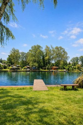 Haus am See in Berlin - Wohnen wie im Urlaub, inkl. Yacht