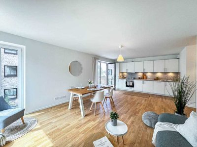 Neubau: Stilvolle 2-Zimmer-Wohnung  mit Dachterrasse