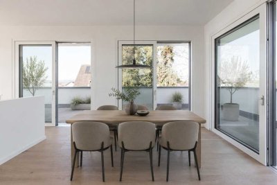 Penthouse mit großer Dachterrasse, Aufzug und Stellplatz