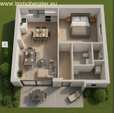 Exkl. Wohnjuwel mit Garten & Terrasse /  Beste Preis-/ Leistung / 2-Zi-Whg. mit 81 m2-WfL / trot