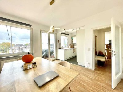 Schmuckstück in Pempelfort - Offene Penthousewohnung mit hochwertiger EBK und 2 Terrassen