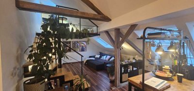 Luxuriöses 2-Zimmer Dachgeschoss Loft am Rüttenscheider Markt