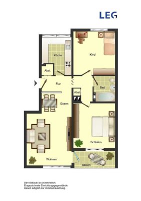 Demnächst frei! 3-Zimmer-Wohnung in Köln Bocklemünd-Mengenich