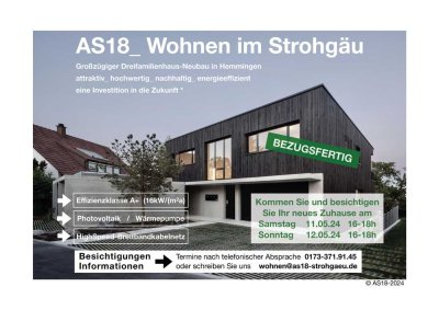 AS18_ Attraktive, barrierefreie Neubau-Wohnung  _ nachhaltig, hochwertig, energieeffizient (A+)