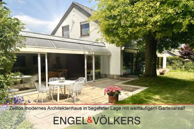 Zeitlos modernes Architektenhaus in begehrter Lage mit weitläufigem Gartenareal!