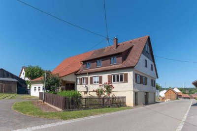 Charaktervolles Bauernhaus mit Scheune & viel Potenzial – kein Denkmalschutz!