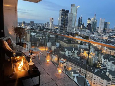 Grandtower - Living the high Life - 
Luxuriöse 4-Raum- Wohnung mit Balkon und Einbauküche