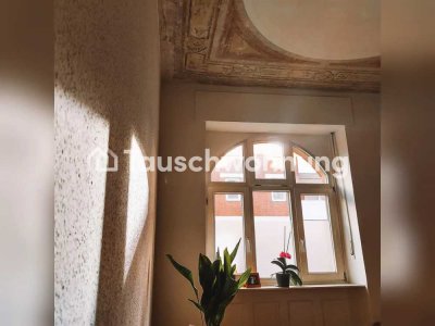 Tauschwohnung: 50 qm Altbaucharme Weststadt gegen Familienraum