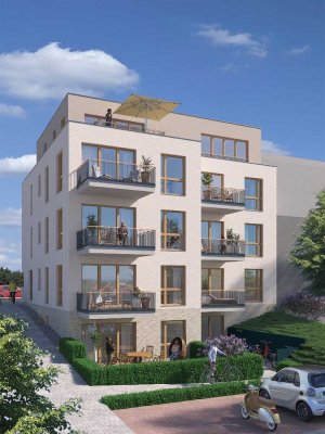 Attraktive Maisonette-Wohnung im Neubau mit Terrasse und Balkon
