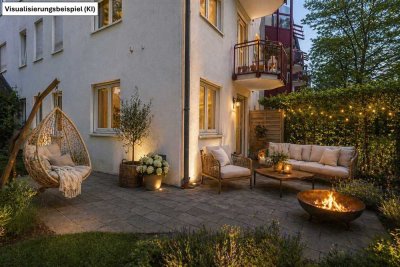 Helle 2,5-Zimmer-Erdgeschosswohnung mit großzügigem Garten