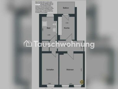 Tauschwohnung: Hannover Nord: 2-Zimmer-Wohnung, 60 m², 470€ kalt