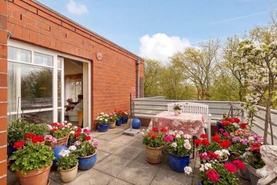 Urbaner Wohntraum im Grünen - Lichtdurchflutetes Penthouse mit großzügiger Dachterrasse