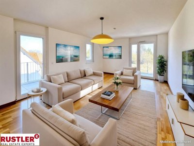 Exklusive Dachgeschoss-Maisonette am oberen Mühlwasser – Wohnen in naturnaher Ruhelage!