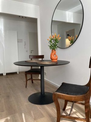 Möblierte, charmante Wohnung mit Loftkarater