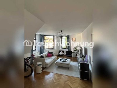 Tauschwohnung: Biete 3-Z. DG Altbau in Schwabing, suche 3,5-4Z.