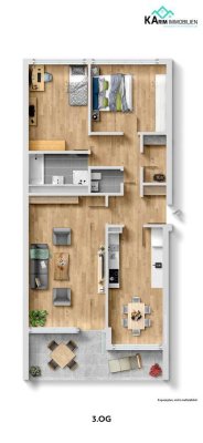Gepflegte Eigentumswohnung mit Balkon und TG-Stellplatz in zentraler Lage von Freiburg