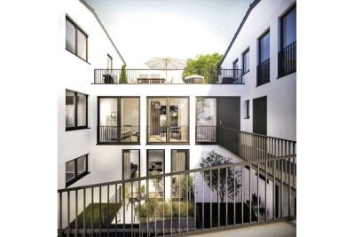 Design, Raum & Licht – kernsanierte 3-Zim. Maisonettewohnung mit Garten – provisionsfrei