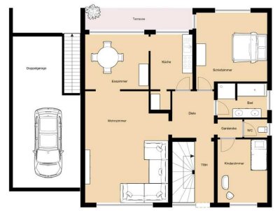 Erdgeschosswohnung, 3 Zimmer, 108m² in Oelde-Stromberg