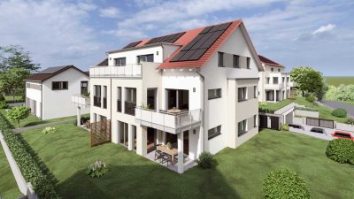 Barrierefreie Wohnung im 6-Familienhaus mit Balkon, Gartenanteil, Tiefgarage u. Aufzug von HAUSER.