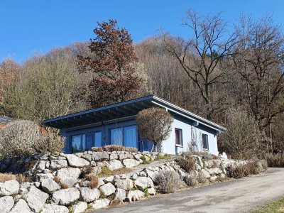 Aufwachen im Bungalow mit Blick ins Europanaturschutzgebiet "Oichtenriede"