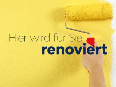 Renovierte 1-Zimmer-Wohnung im Erdgeschoss mit Balkon!
