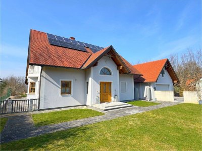 SÜDBURGENLAND – Premiumhaus mit Ganztagssonne, unverbaubarem Fernblick &amp; nahezu energieautark