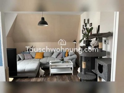 Tauschwohnung: Große 2-Zimmerwohnung mit EBK und Gartenmitbenutzung