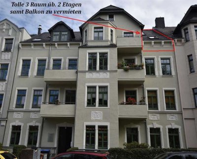 °°°° Charmante 2 Raum Maisonette Whg. am Kaßberg ideal f. Single o. Paare mit Einbauküche°°°°