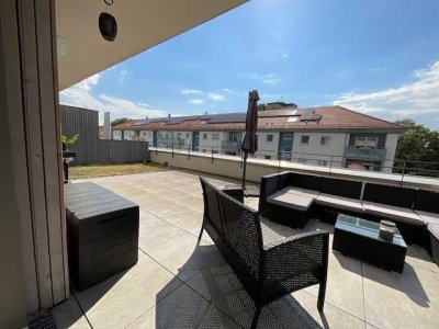 Penthousewohnung mit großer Terrasse und Balkon – modernes Wohnen in zentraler Lage von Rastatt