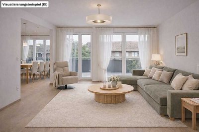 Altersgerecht Wohnen auf 74 m² mit Balkon und SP im Duisburger Süden