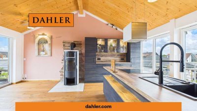 WOHNTRAUM ÜBER DEN DÄCHERN – MODERNE 3,5-ZIMMER-WOHNUNG MIT KAMIN UND 2 BALKONEN