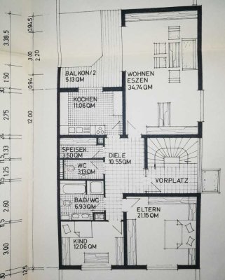 Gepflegte 3-Zimmer-Wohnung mit Balkon und Garten in Neustadt an der Weinstraße