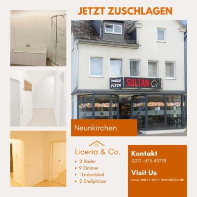 Wohn- und Geschäftshaus mit vermieteter Gewerbeeinheit in Top-Lage