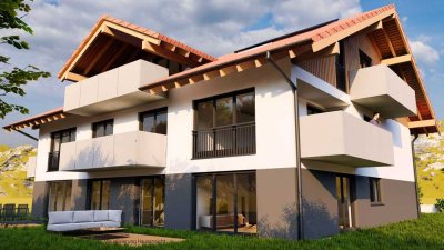 Exquisite Dachgeschosswohnung / Neubauprojekt in Aschau im Chiemgau