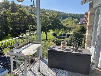 Wohn(t)raum im Grünen mit Ruhe, Galerie und Balkon in Berglen-Hößlinswart (5)