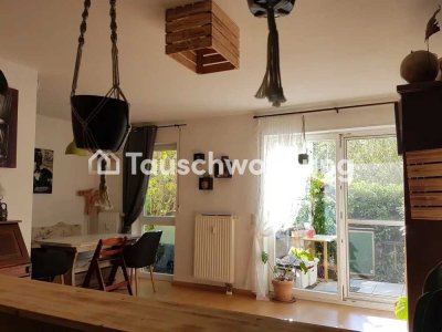 Tauschwohnung: Gartenwohnung in Schleusig am Kanal