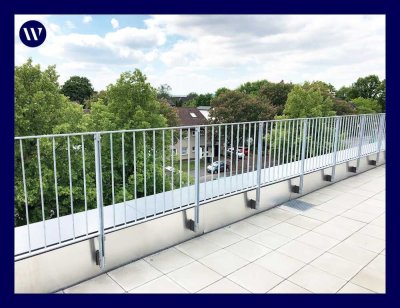 PENTHOUSE-FEELING! 2 Zimmer & Dachterrasse mit Blick ins Grüne, Einbauküche, Aufzug