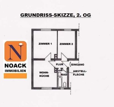 CITY-LAGE, CHARMANTE 2-ZIMMER-WOHNUNG MIT GARTENMITBENUTZUNG!